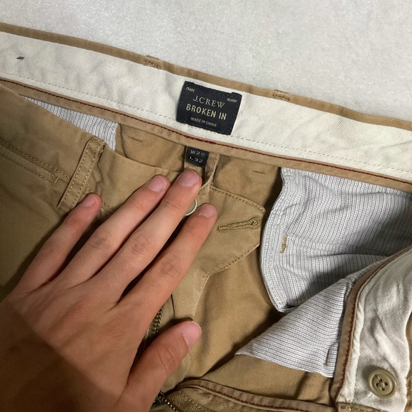 J.Crew khaki pants 29W 32L - Picture 2 of 4